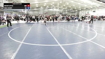 140 lbs Champ. Rd Of 16 - Ema Durst, Illinois vs Macie Little, Moyer Elite Wrestling