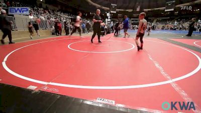 Semifinal - Easton Rowe, Ponca City Wildcat Wrestling vs Bryson Goff, Team Tulsa Wrestling Club