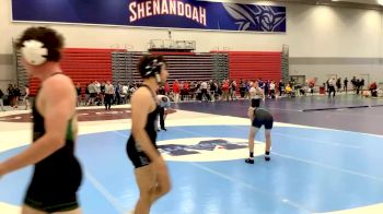 125 lbs Champ. Round 1 - Keon Gavin, Garrett College vs Jacob Stetz, Slippery Rock Club Team