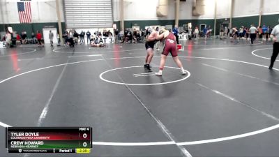 285 lbs Semifinal - Crew Howard, Nebraska-Kearney vs Tyler Doyle, Colorado Mesa University