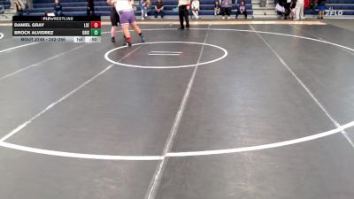 243-266 lbs Round 5 - Daniel Gray, Lincoln Southeast vs Brock Alvidrez, Grand Island