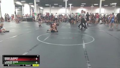 76 lbs Round 2 (4 Team) - Eddie Glinsky, Quaker Maroon vs Landon Davis, Revolution