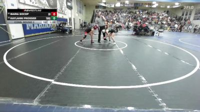 110 lbs Cons. Round 2 - Maria Socop, San Bernardino vs Kaylahni Prosser, Tahquitz