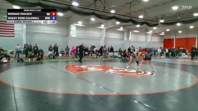 160 lbs Cons. Round 1 - Hailey Rose-Caldwell, Mount Union vs Morgan Tadlock, Baker