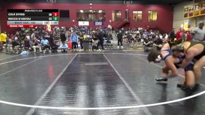 184 lbs Champ. Round 1 - Cole Sykes, Montevallo vs Rocco D`Ascoli, Keiser University