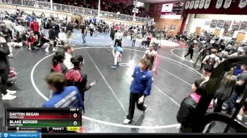 152 lbs Champ. Round 2 - Dayton Regan, Moses Lake vs Blake Berger, Deer Park