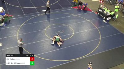 124 lbs Round Of 64 - Max Schiffhauer, Dover vs Kai Vielma, Connellsville