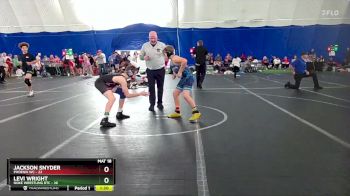 120 lbs Round 3 (8 Team) - Levi Wright, Noke Wrestling RTC vs Jackson Snyder, Phoenix WC
