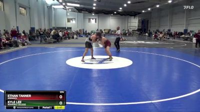 174 lbs Quarterfinal - Kyle Lee, Roanoke College vs Ethan Tanner, Norwich