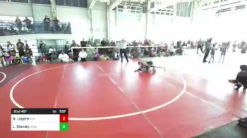 65 lbs Semifinal - Noah Legere, Red Wave WC vs Levi Stanley, Spanish Fort