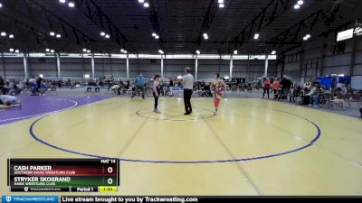 135 lbs Round 1 - Cash Parker, Southern Idaho Wrestling Club vs Stryker Skogrand, Hawk Wrestling Club