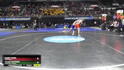 184 lbs 5th Place Match - Tyler Withers, Merchant Marine vs Kasey Ross, Wartburg