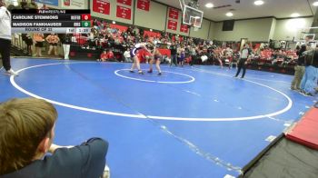 138 lbs Round Of 32 - Caroline Stemmons, Kiefer High School vs Madison Fankhauser, Bristow
