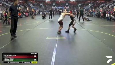 97 lbs Champ. Round 1 - Gus Gritter, Grandville WC vs Isaac Roe, Beaverton WC