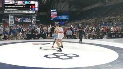 175 lbs Cons. Rd Of 64 - Cooper Theriault-Dinielli, Rhode Island vs Jamari Powell, Michigan
