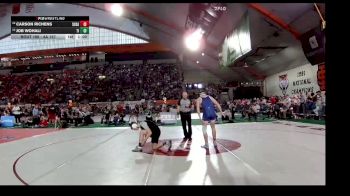 4A 157 lbs Cons. Round 1 - Carson Richens, Sugar-Salem vs Job Wohali, Timberlake