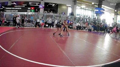 92 lbs Round 1 - Kenzi Kettler, Spring Klein Wrestling Club vs Sarah Villanueva, Best Trained Wrestling