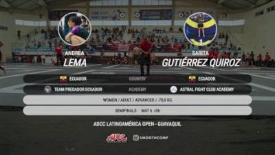 Andrea Lema vs Sarita Gutiérrez Quiroz 2026 ADCC Ecuador Open