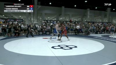 97 kg Champ. Rd Of 16 - Christian DuLaney, Southern Illinois RTC/NYAC vs Soren Herzog, Air Force Regional Training Center