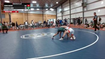 157 lbs Champ. Round 2 - Hassan Abdi, Evergreen State College vs John Hayes, Clackamas Community College