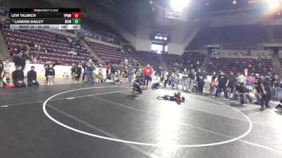 53 lbs Quarters - Levi Talmich, Pikes Peak Warriors Wrestling vs Landon Dailey, Nebraska