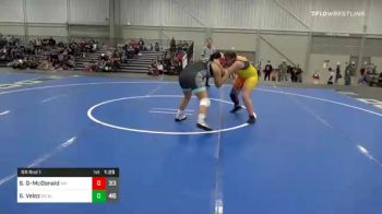 175 lbs Prelims - Shelby Gipson-McDonald, New Mexico vs Symphony Veloz, OK Supergirls Blue