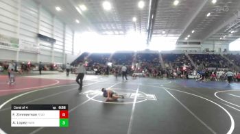 62 lbs Consi Of 4 - Freddy Zimmerman, Fearless WC vs Ashton Lopez, Parker Invictus WC