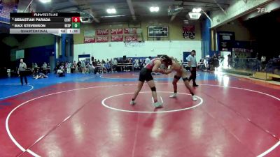 165 lbs Quarterfinal - Sebastian Parada, Centennial (Corona) vs Max Stevenson, Hesperia