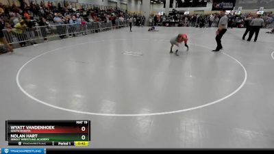 63 lbs Cons. Round 3 - Nolan Hart, Sebolt Wrestling Academy vs Wyatt VandenHoek, South Dakota