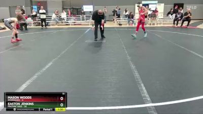 92 lbs Round 5 (10 Team) - Easton Jenkins, Machine Shed vs Mason Woods, Riverheads