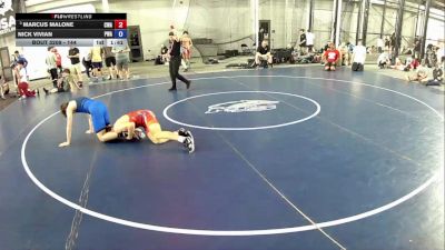 144 lbs Champ. Round 2 - Marcus Malone, Contenders Wrestling Academy vs Nick Vivian, Prodigy Wrestling Academy