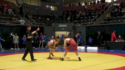 70 kg Champ. Round 2 - Carter Zuback, Lakehead Wrestling Club vs Abraham Pomeroy, Brock WC