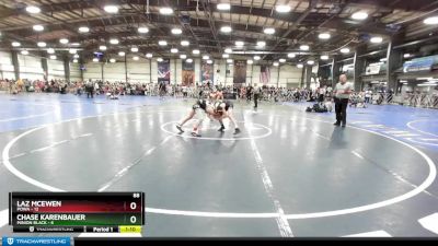 88 lbs Rd# 5- 3:45pm Friday Final Pool - Laz McEwen, POWA vs Chase Karenbauer, Minion Black