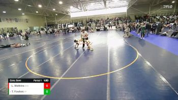 92 lbs Cons. Semi - Trey Swaggy Fowkes, JWC vs Liam Watkins, Green River Grapplers