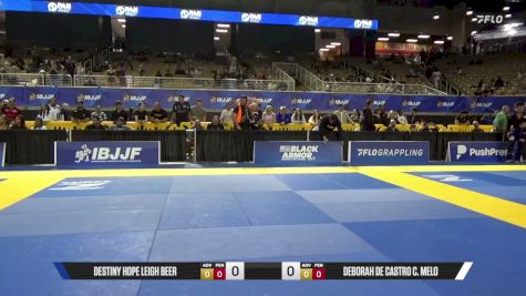 Deborah De Castro C. Melo vs Destiny Hope Leigh Beer 2026 Pan Jiu Jitsu IBJJF Championship