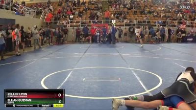 122 lbs Cons. Round 2 - Elijah Guzman, Gboyz vs Zeller Lyon, Olentangy Orange