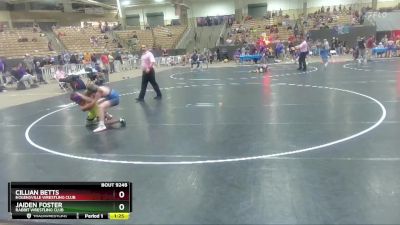 112 lbs Semifinal - Cillian Betts, Nolensville Wrestling Club vs Jaiden Foster, Rabbit Wrestling Club