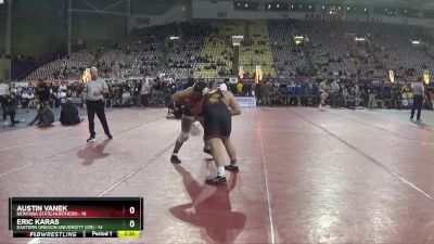 197 lbs Quarters & 1st Wb (16 Team) - Austin Vanek, Montana State-Northern vs Eric Karas, Eastern Oregon University (OR)