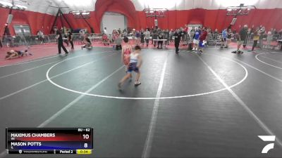 62 lbs Cons. Semi - Jordan Benefiel, IL vs Mason Potts, IL