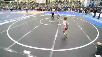55 lbs Round Of 16 - Mikey Butler, Rampage vs Nehemiah Gonzales, Kingdom Wrestling Club