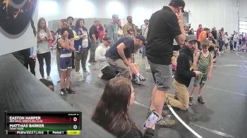 50 lbs Champ. Round 1 - Matthias Barker, Team Tiger vs Easton Harper, Red Devil Wrestling Club