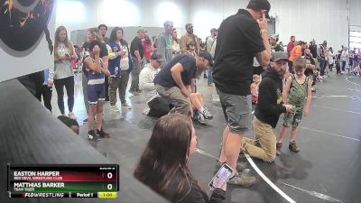 50 lbs Champ. Round 1 - Matthias Barker, Team Tiger vs Easton Harper, Red Devil Wrestling Club