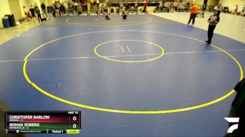 105 lbs Semis & 1st Wrestleback (8 Team) - Christoper Barlow, Roseau vs Roman Roberg, Paynesville