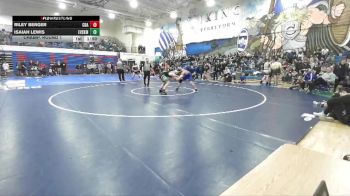 175 lbs Champ. Round 1 - Isaiah Lewis, East Valley (Spokane) vs Riley Berger, Coeur D Alene