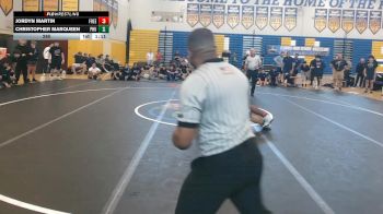 285 lbs Semifinals (8 Team) - CHRISTOPHER MARQUEEN, Palm Harbor University vs Jordyn Martin, Freedom