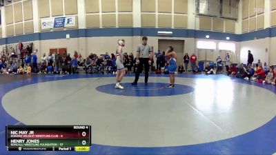 98 lbs Round 4 (10 Team) - Henry Jones, Roncalli Wrestling Foundation vs Nic May Jr, Kokomo Wildkat Wrestling Club