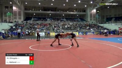 157 lbs Quarterfinal - Mike D'Angelo, Princeton vs Lucas Weiland, Army