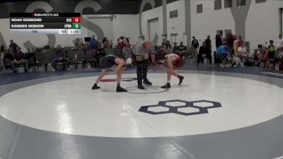100 lbs Round 4 (6 Team) - Noah Desmond, Dynasty vs Kamden DeShon, CP Wrestling Academy