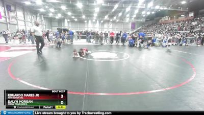 58 lbs Champ. Round 1 - Eduardo Mares Jr, Mat Demon WC vs Dalyn Morgan, Small Town Grims