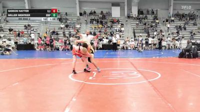138 lbs Rr Rnd 2 - Gideon Hayter, Illinois Menace - HSB vs Miller Menteer, Grapplers Garage - HSB